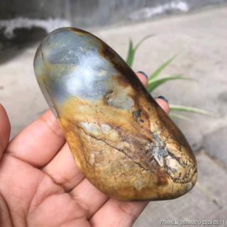 天然新疆和田玉黄皮石包玉籽料原石